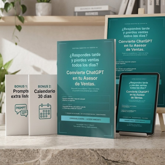 Sistema Maestro: Convierte ChatGPT en tu Asesor de Ventas en WhatsApp y Redes