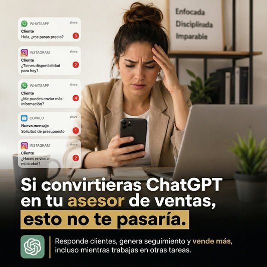 Convierte ChatGPT en tu Asesor de Ventas en WhatsApp y Redes